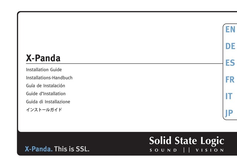 Solid State Logic X-Panda installation guide