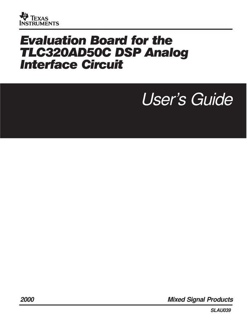 Texas Instruments SLAU039 User manual