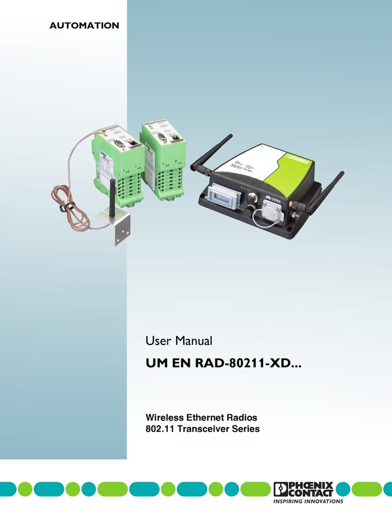 Phoenix Contact RAD-80211-XD User manual