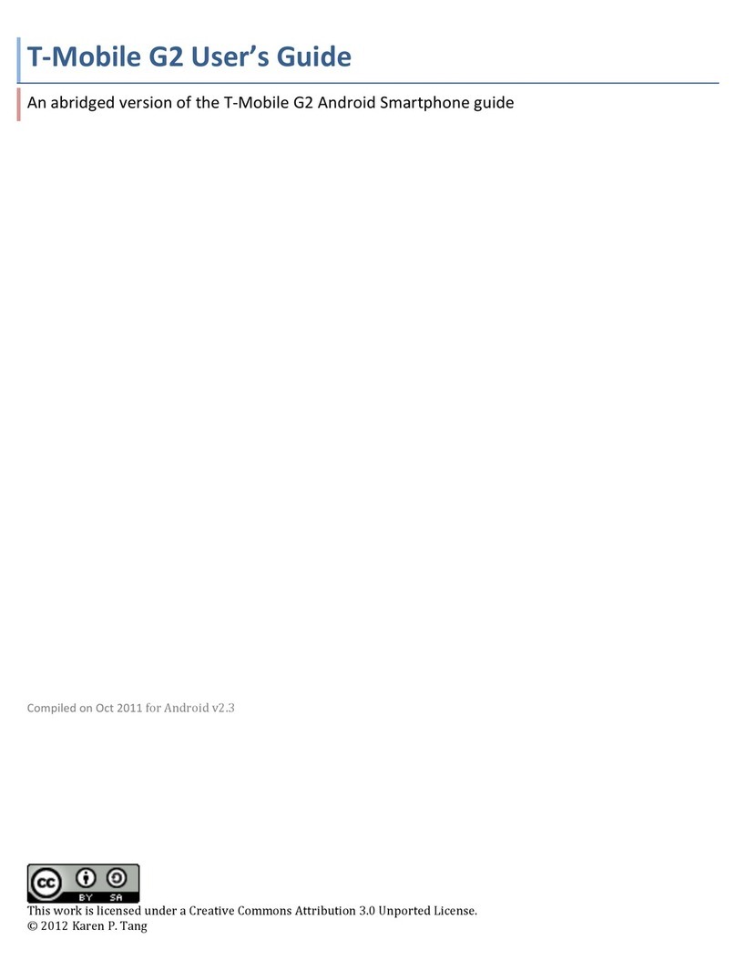 T-Mobile G2 User manual