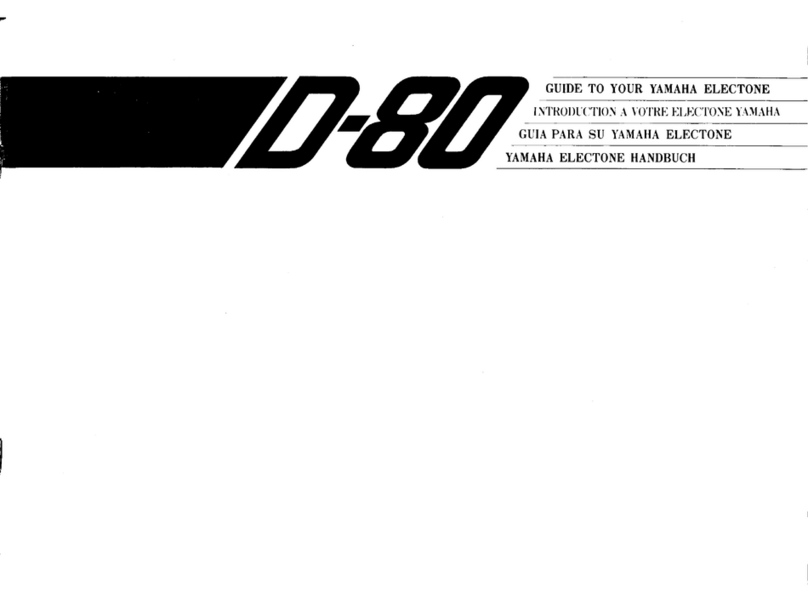Yamaha Electone D-80 Guide