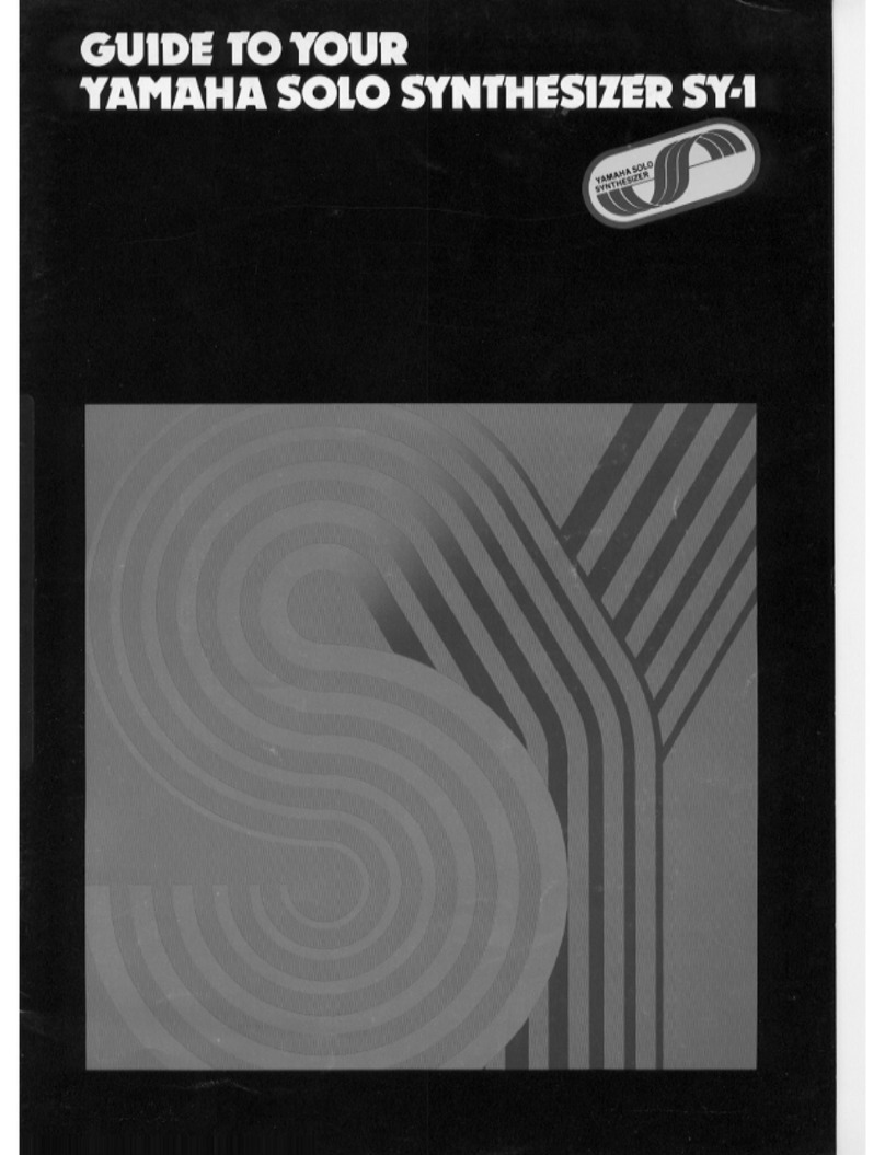 Yamaha SY-1 User manual Yamaha SY-1 User manual