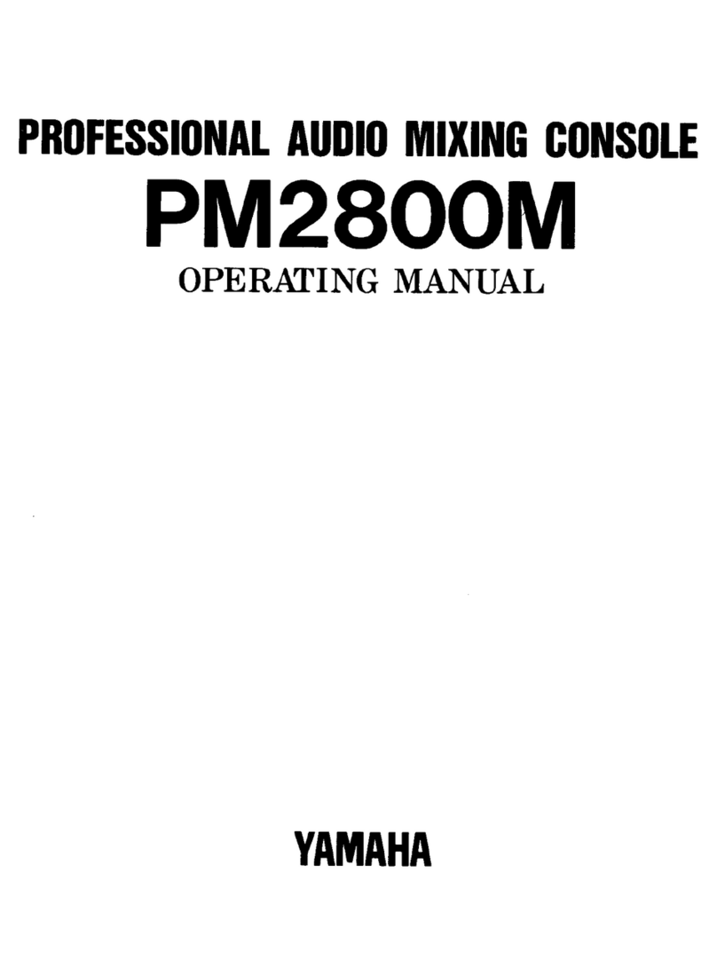 Yamaha PM2800M operating manual