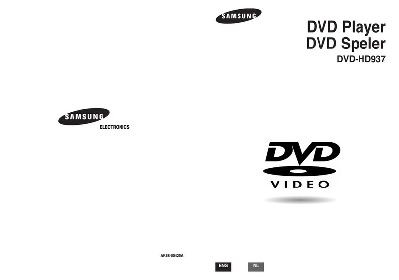 Samsung DVD-HD937 User manual