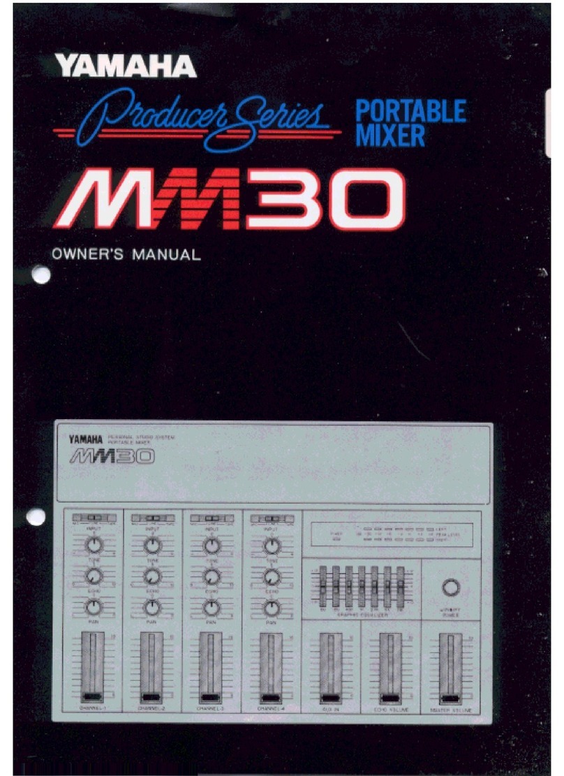 Yamaha MM30 User manual Yamaha MM30 User manual
