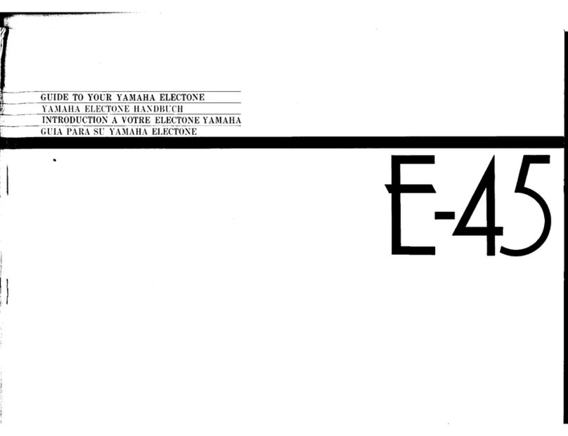 Yamaha Electone E-45 Guide