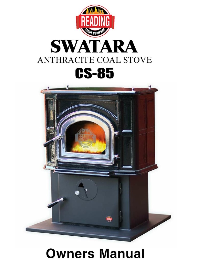 Reading Stove Company Swatara CS-85 owner's manual