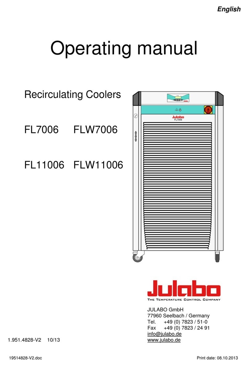 Julabo F7006 operating manual