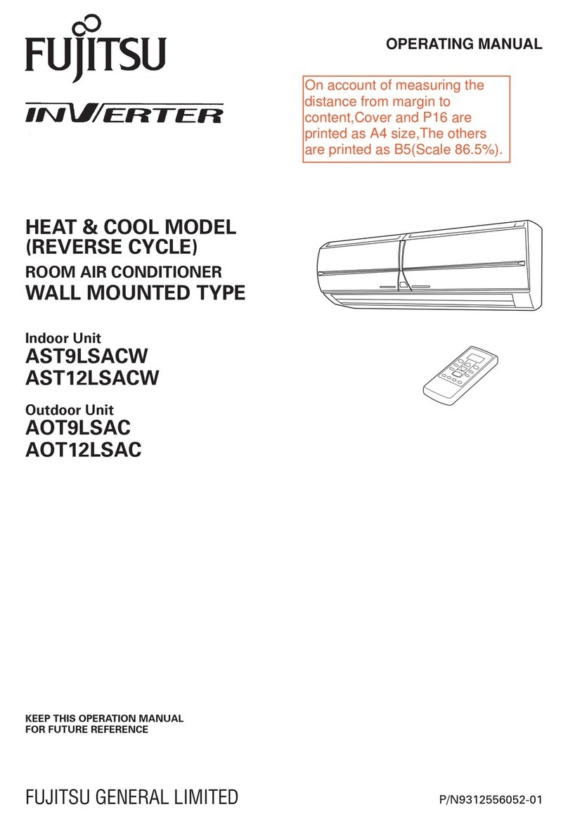 Fujitsu AST9LSACW User manual