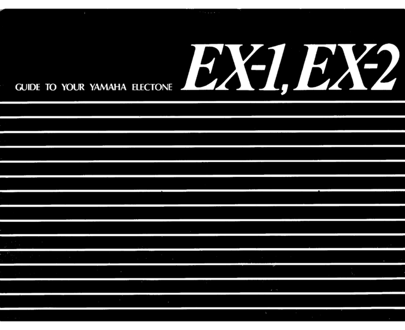 Yamaha Electone EX-1 Guide