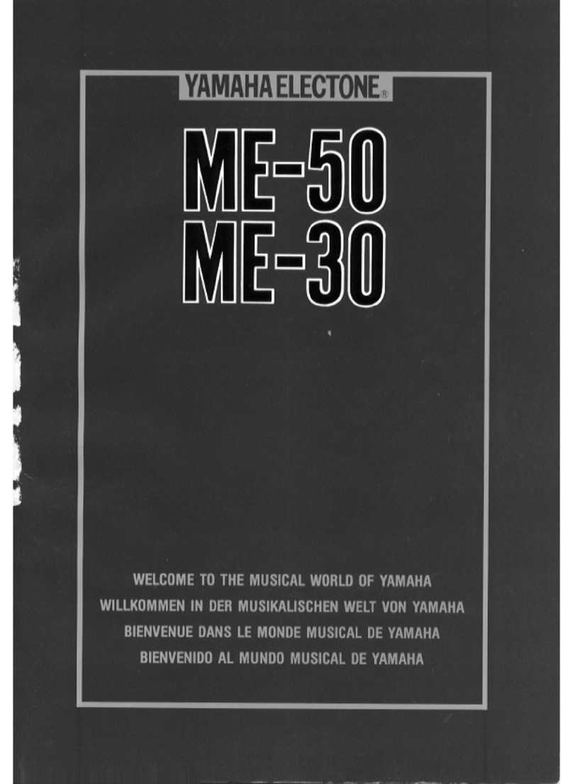 Yamaha Electone ME-50 manual