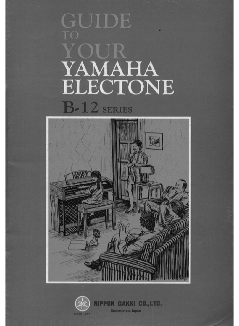 Yamaha B-12 User manual Yamaha B-12 User manual
