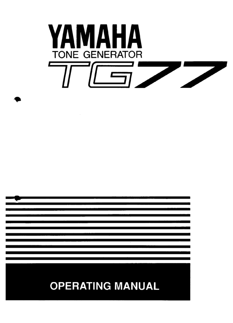 Yamaha TG77 operating manual