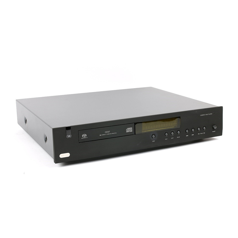 Arcam CD37 User manual