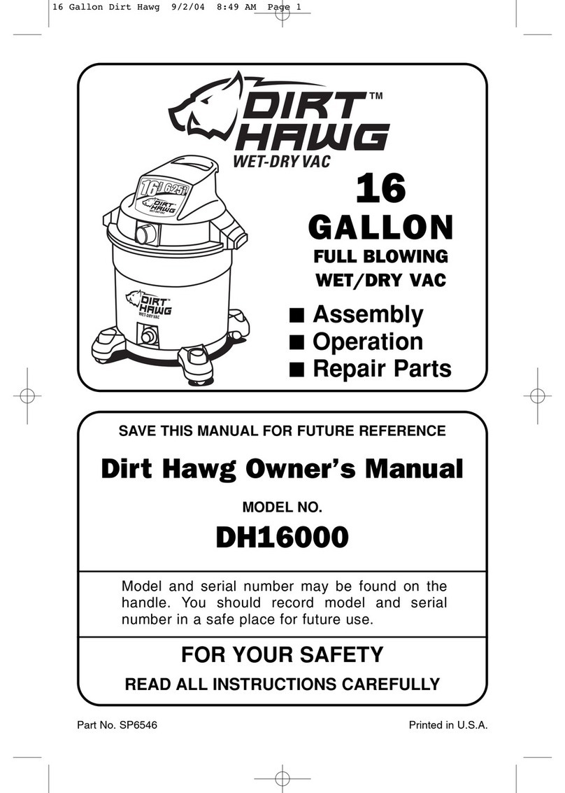 Dirt Hawg DH16000 owner's manual