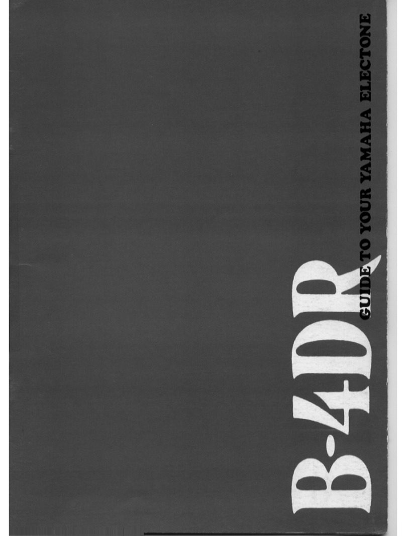 Yamaha Electone B-4DR User manual
