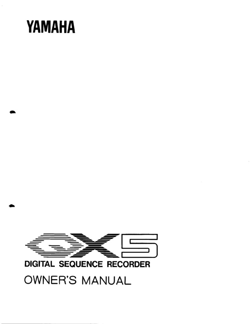 Yamaha QX5 User manual