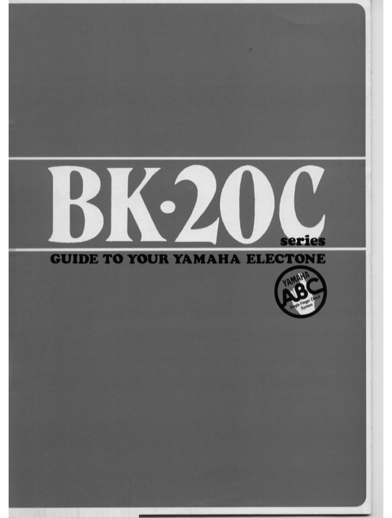 Yamaha Electone BK-20C Series Guide