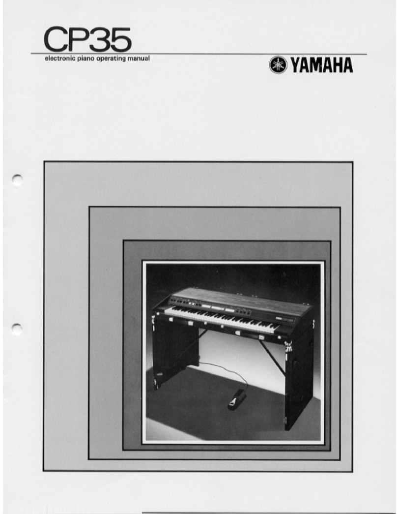Yamaha CP35 User manual Yamaha CP35 User manual