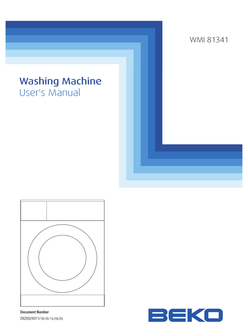Beko WMI 81341 User manual