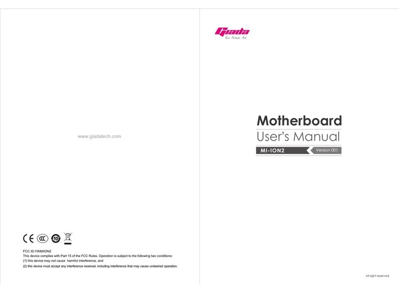 Giada MI-ION2 User manual