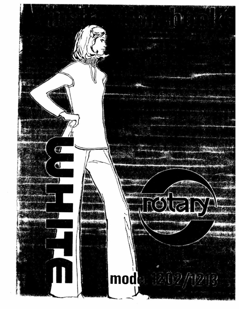 White Rotary 1202 User manual