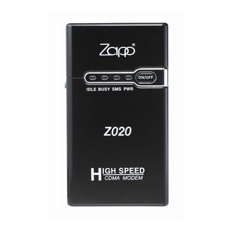 Zapp Z020 User manual
