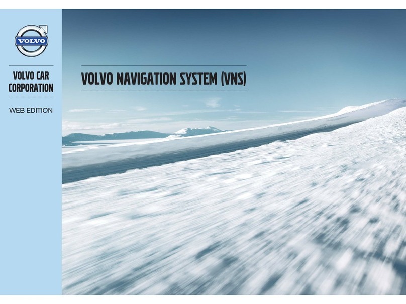 Volvo VOLVO NAVIGATION SYSTEM (VNS) User manual Volvo VOLVO NAVIGATION SYSTEM (VNS) User manual