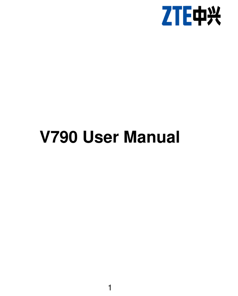 Zte V790 User manual