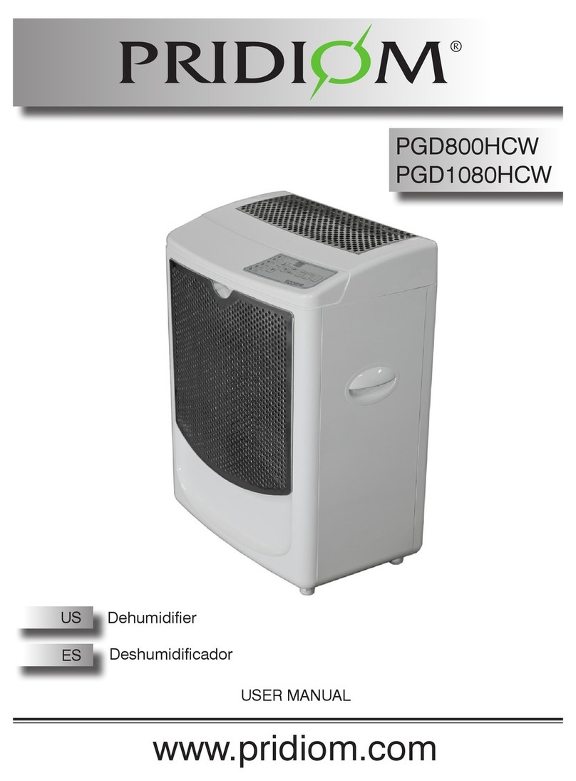 Pridiom PGD800HCW user manual