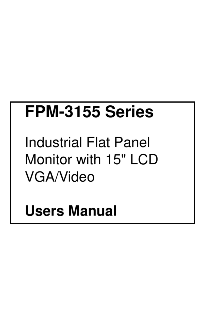 Advantech FPM-3155 Series User manual
