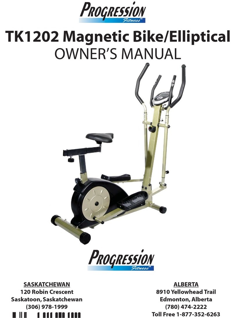 Progression Fitness TK1202 owner's manual