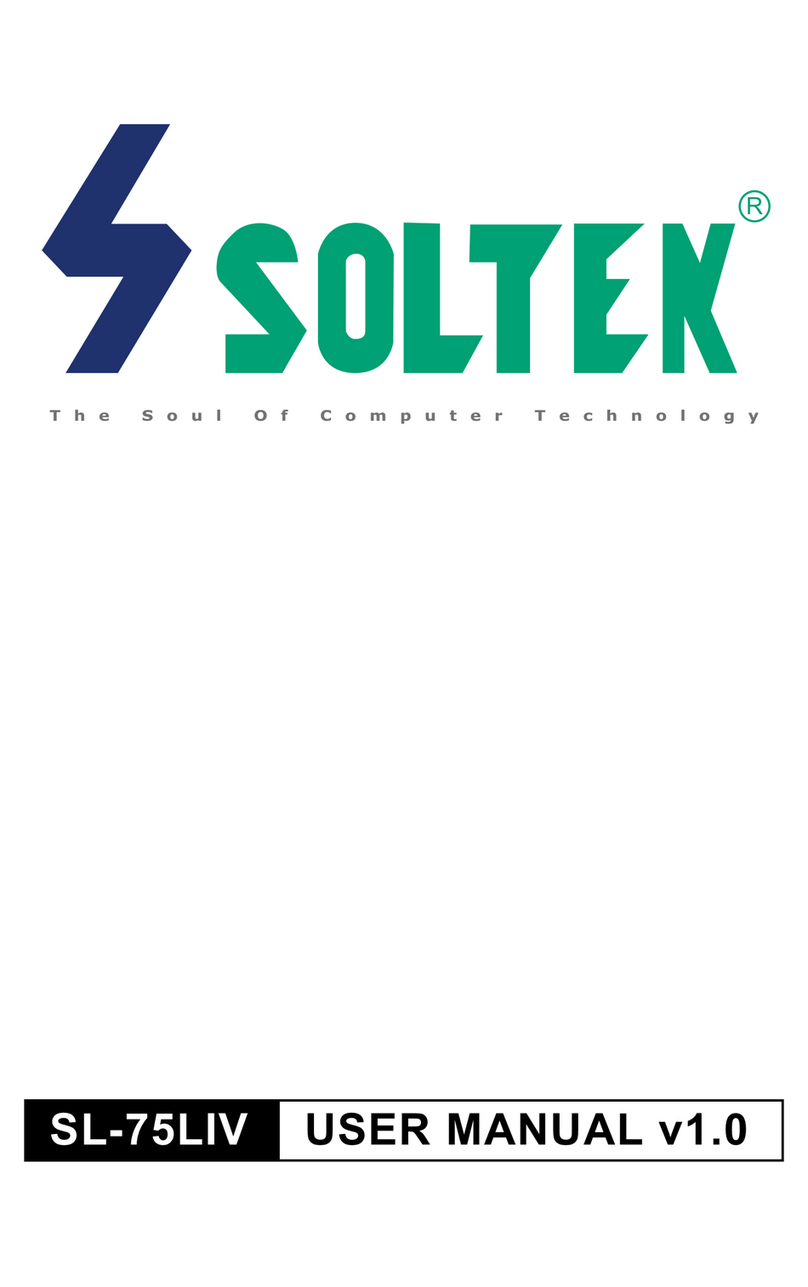 SOLTEK SL-75LIV User manual