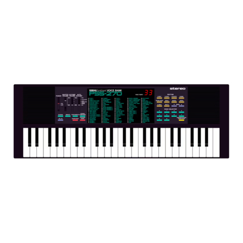Yamaha PortaSound PSS-270 owner's guide