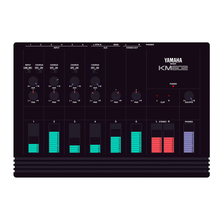 Yamaha KM602 operating manual