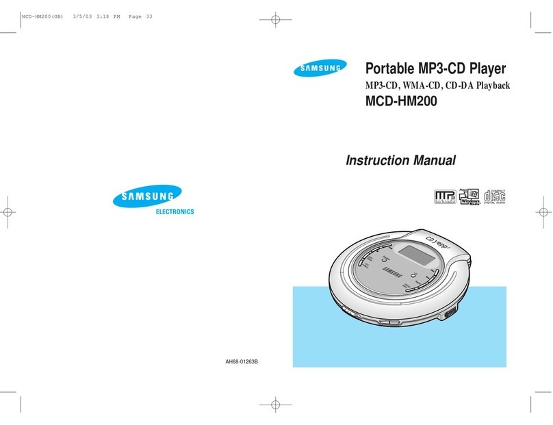 Samsung MCD-HM200 instruction manual