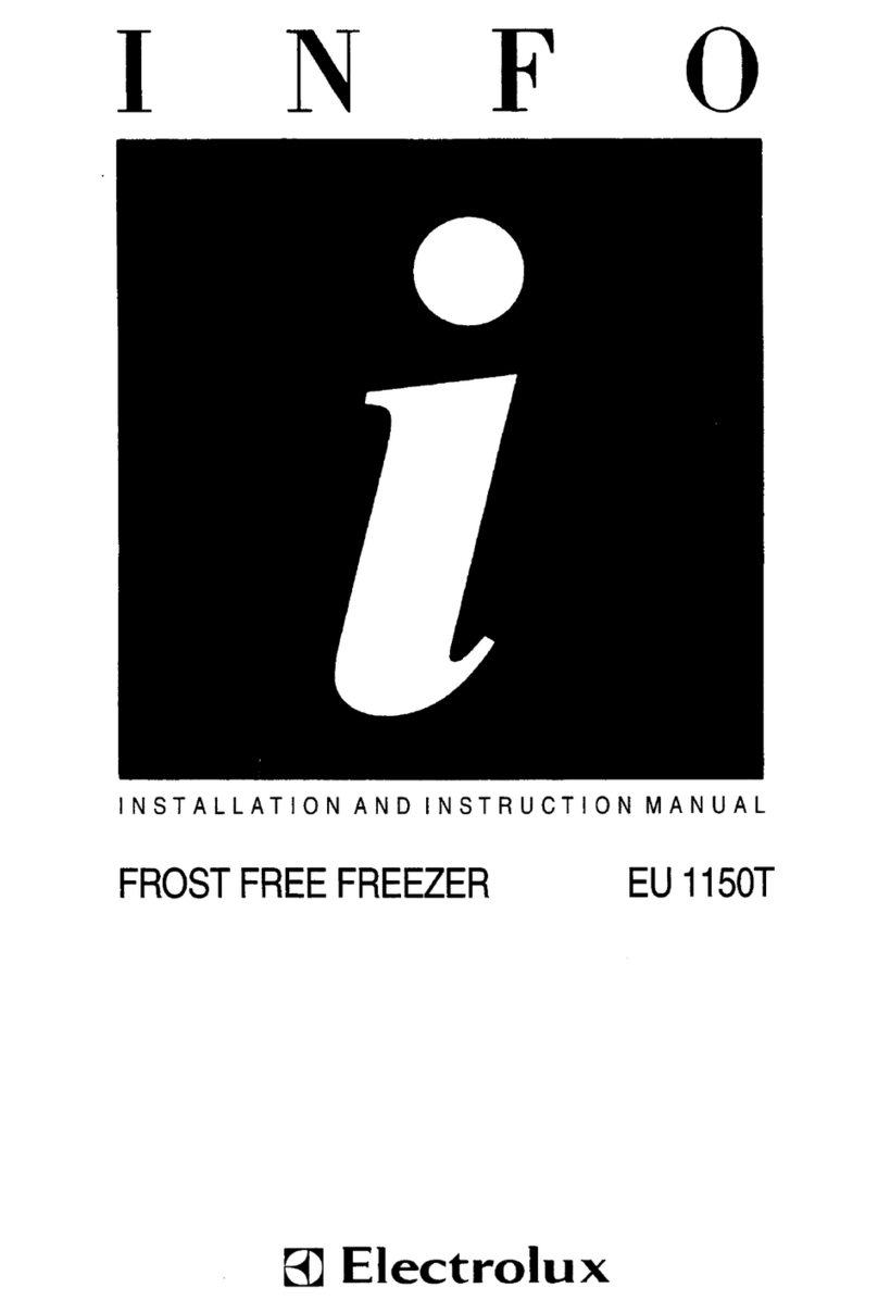Electrolux EU 1150T Installation and instruction manual