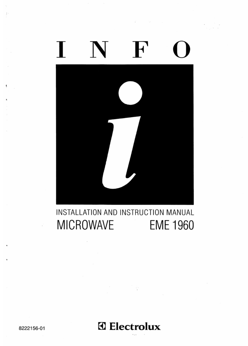 Electrolux EME 1960 Installation and instruction manual