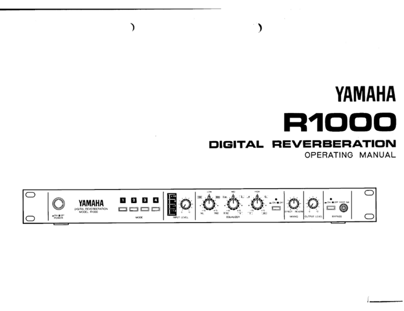 Yamaha R-1000 User manual