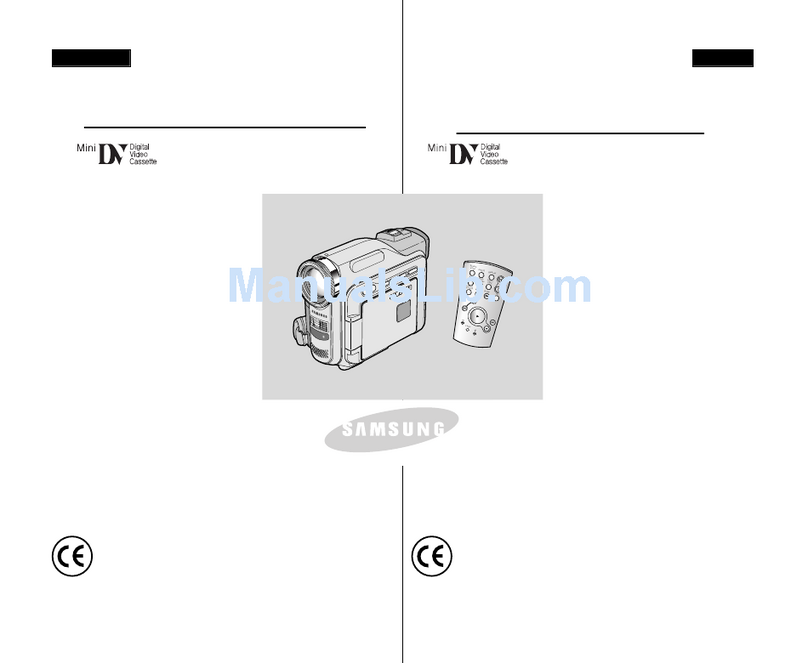 Samsung VP-D903D Owner's manual