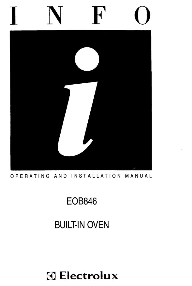 Electrolux EOB846 Specification sheet