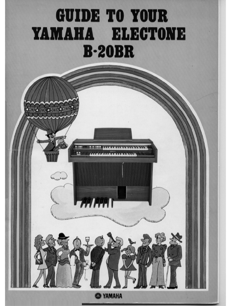 Yamaha Electone B-20BR Guide