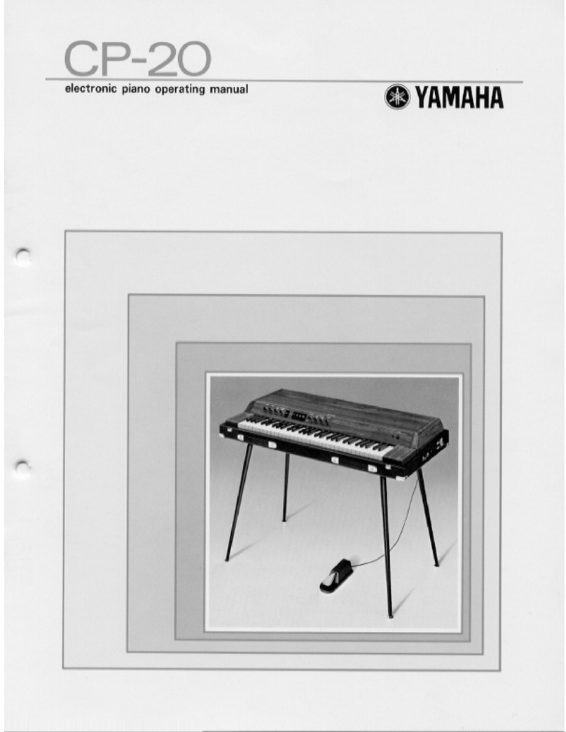 Yamaha CP-20 User manual