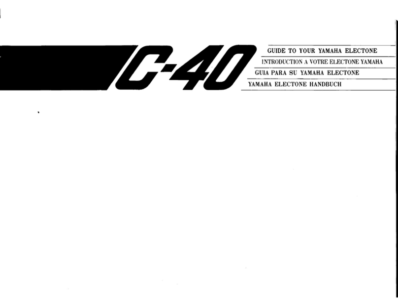 Yamaha Electone C-40 Guide