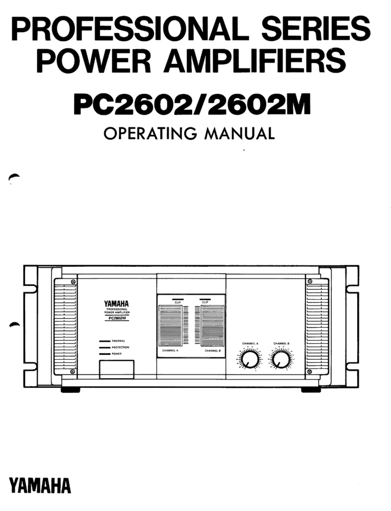 Yamaha PC2602 operating manual