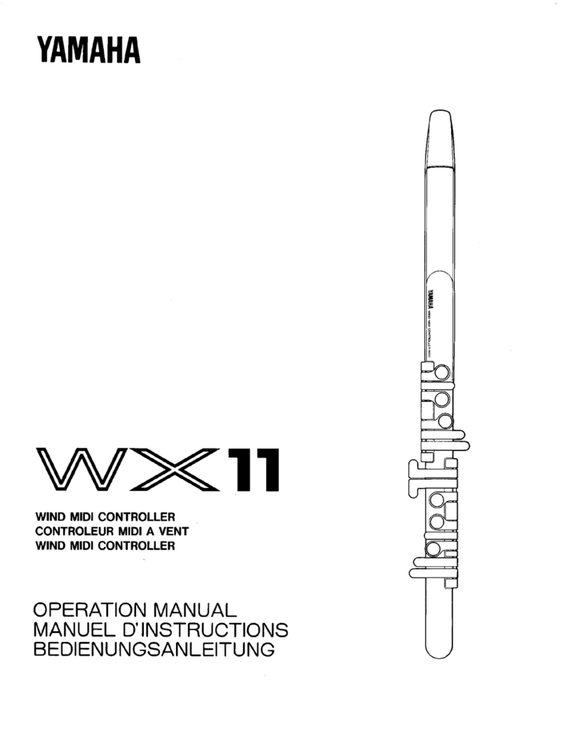 Yamaha WX-11 User manual