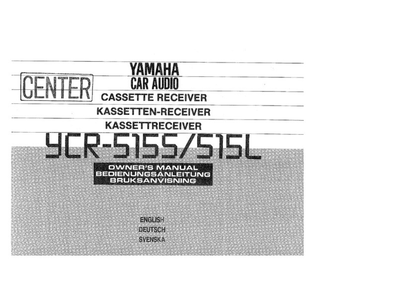 Yamaha YCR-5155 owner's manual