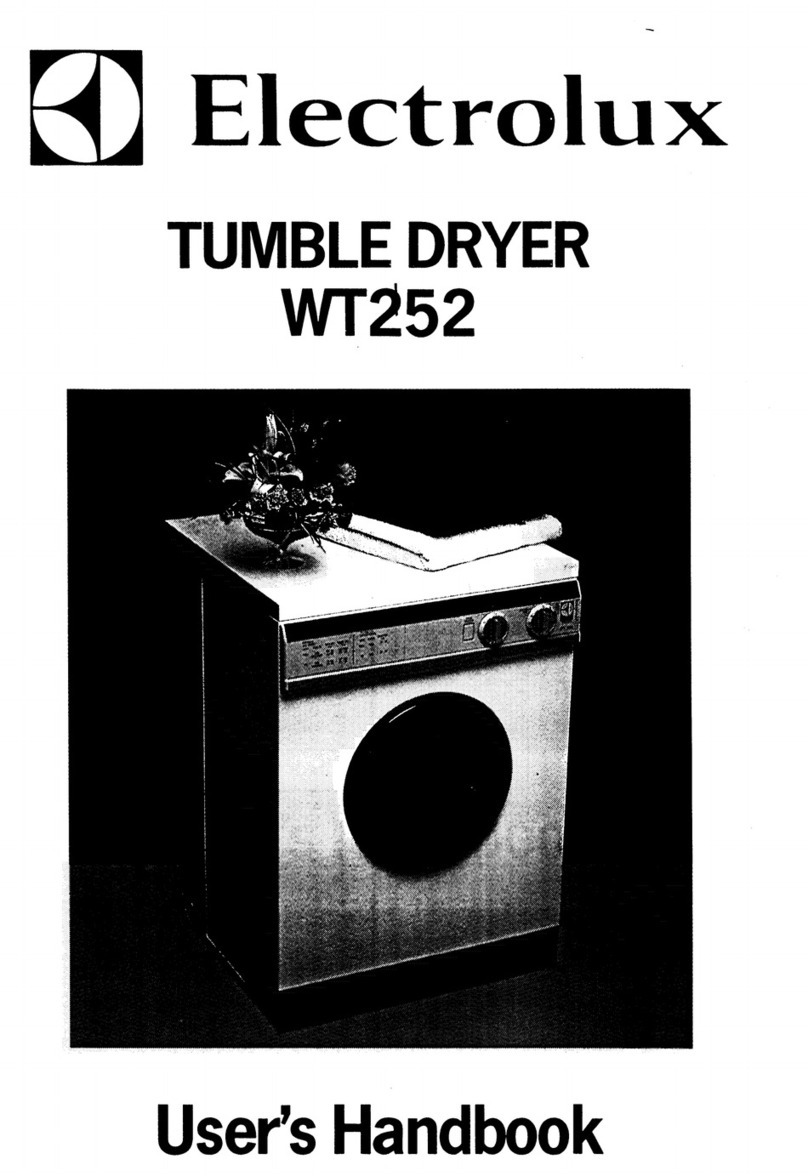 Electrolux WT252 Instruction Manual