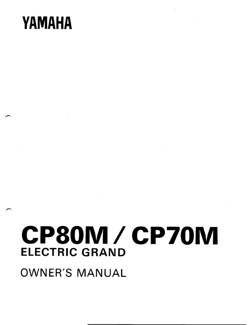Yamaha Electric Grand CP-70M User manual