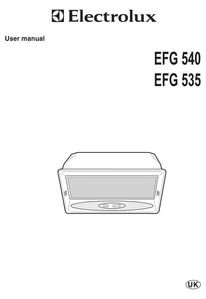 Electrolux EFG 535 User manual